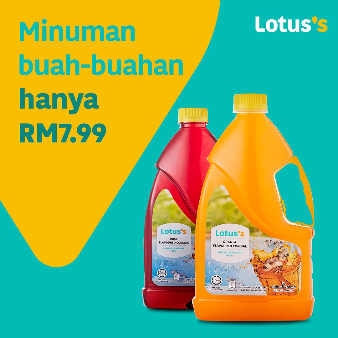 Tesco Lotus’s online shopping cordial drinks