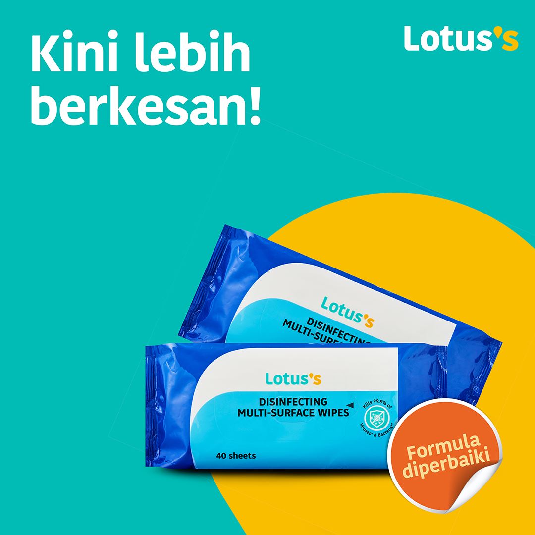 Tesco Lotus’s online shopping disinfecting wipes