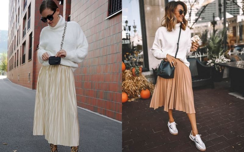 tips nampak ramping adalah pakai baju jenis turtleneck. tapi, macam mana?