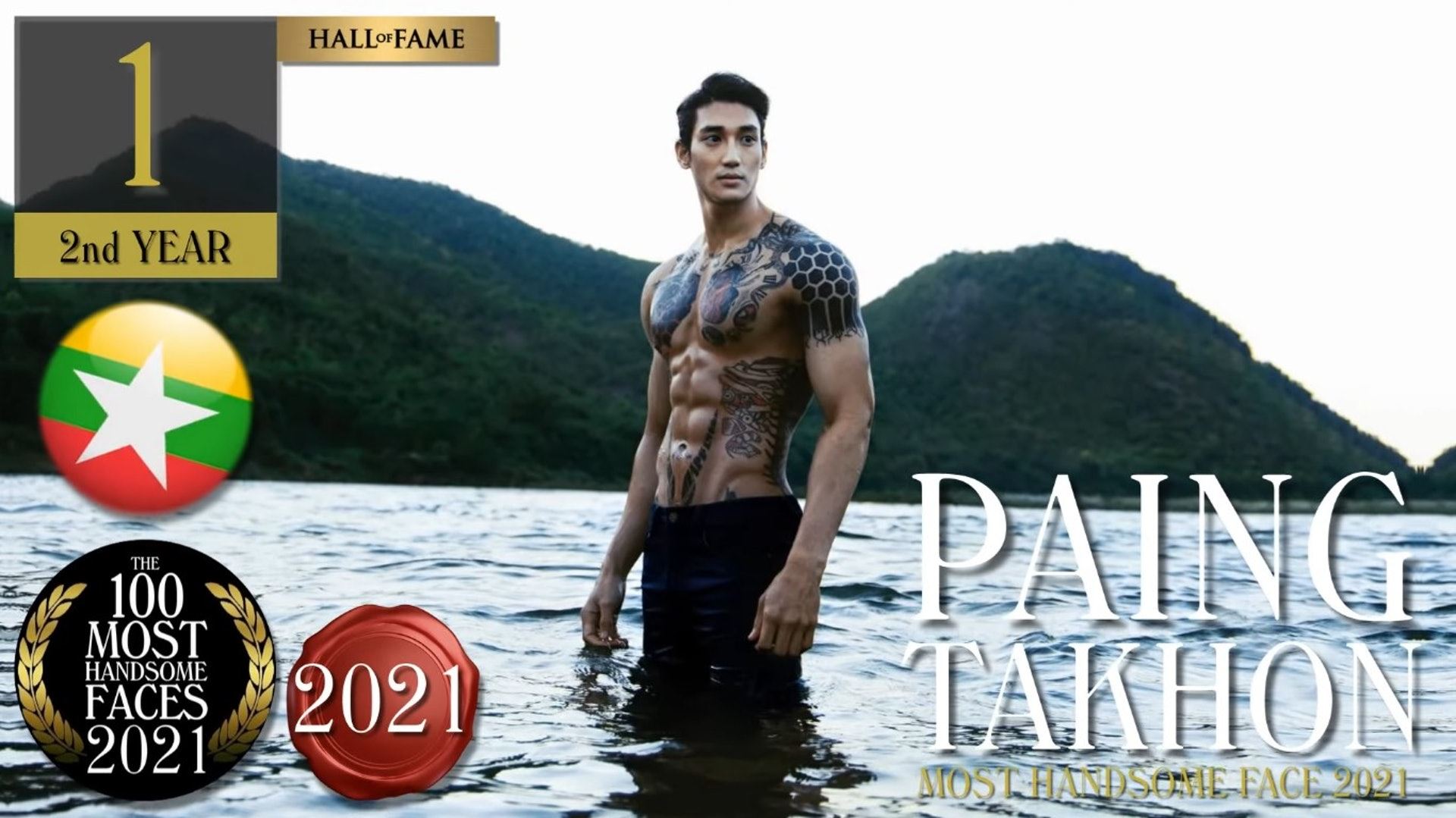 【全球百大帅哥2021】金泰亨排第3；王嘉尔第61名❗️第一名是来自缅甸的他