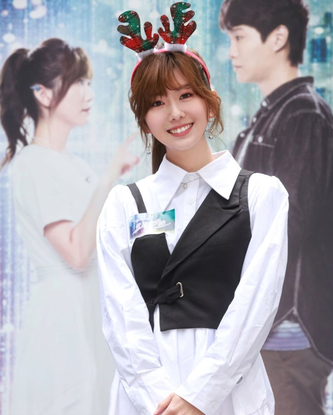 《爱上我的衰神》陈嘉慧首次演女主角❗️获网友赞清纯美丽不俗气❤️