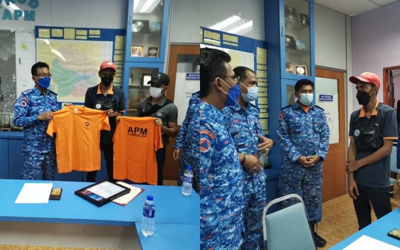 azwan omar rendah diri terima anugerah, apm sampaikan sijil adiwira prihatin musibah