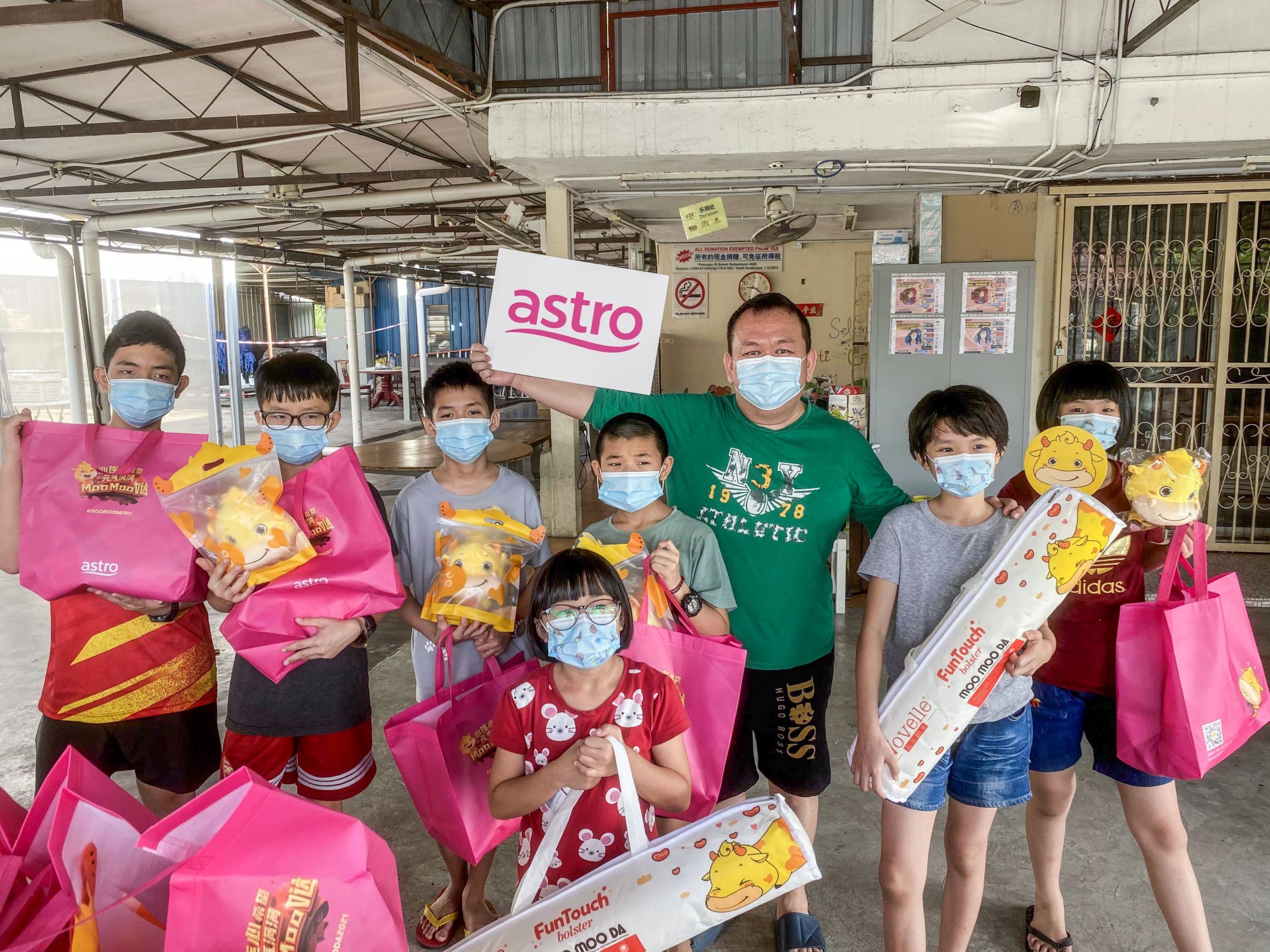 astro 向孤儿院与儿童庇护所捐献15万令吉！