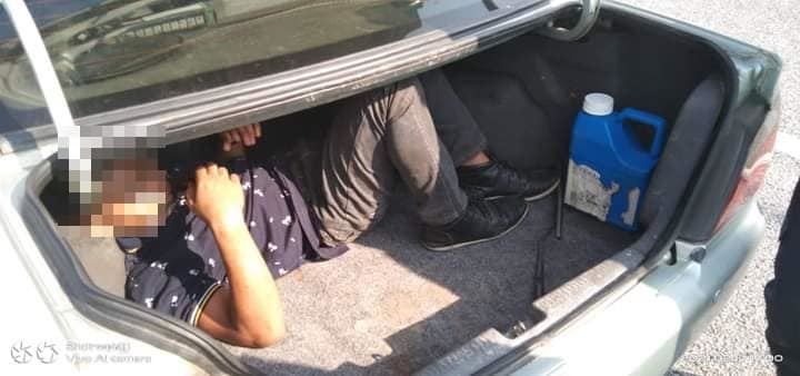 msian woman caught trying to sneak step son across interstate lines in car boot  