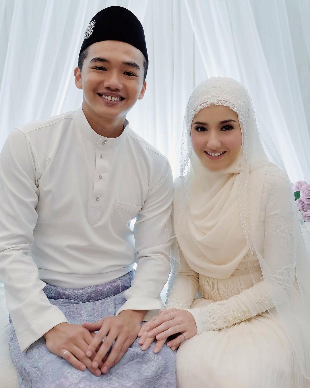 hannah delisha dah kahwin selepas lima tahun menjalinkan hubungan