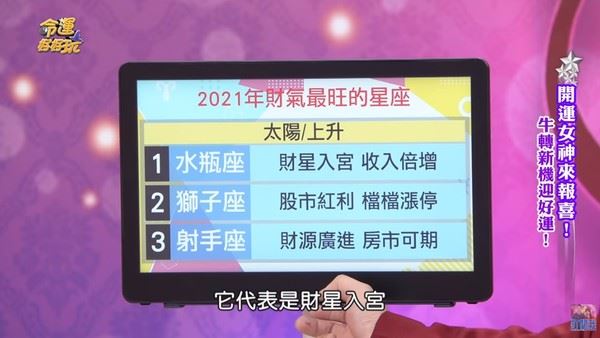 💰2021年财运最旺的3星座！射手座、狮子座、水瓶座榜上有名