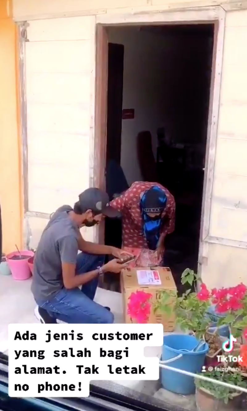 twitter user shows what it’s like to be a delivery person!