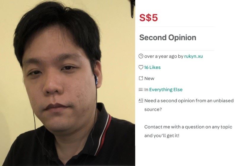 a penny for your thoughts? this man sells his second opinion online for $5