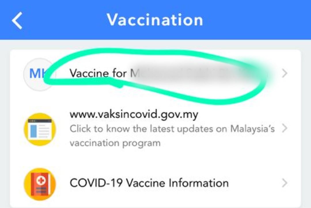 ni cara-cara nak daftar untuk dapatkan vaksin covid-19 melalui aplikasi mysejahtera