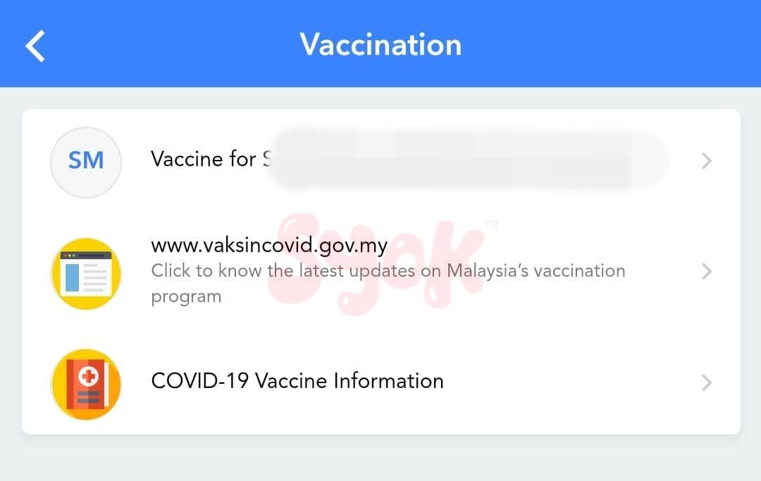 dah boleh daftar vaksin covid-19 di aplikasi mysejahtera