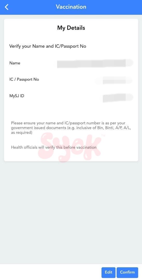 dah boleh daftar vaksin covid-19 di aplikasi mysejahtera