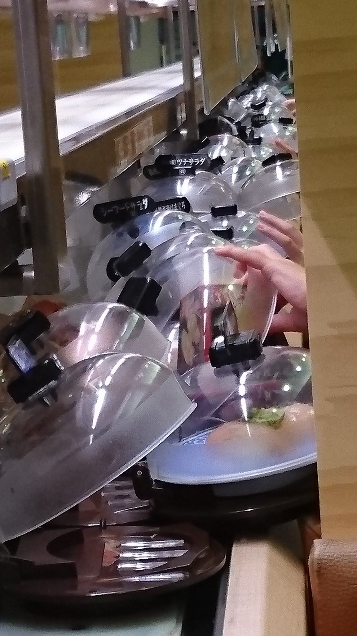 kid derails sushi plates and causes conveyor belt chaos in japan