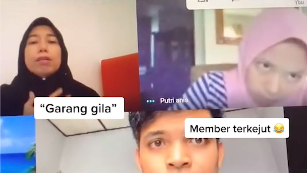 forgot to mute mic: student shocks everyone in online class after yelling “diam lah!”