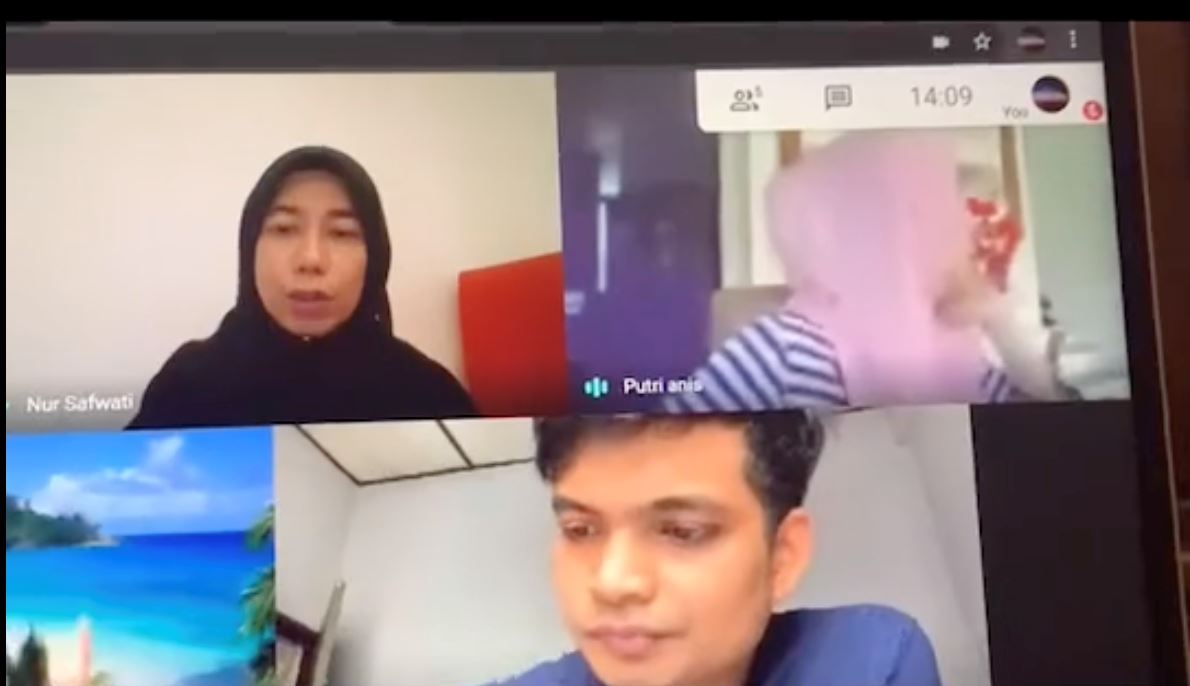 forgot to mute mic: student shocks everyone in online class after yelling “diam lah!”