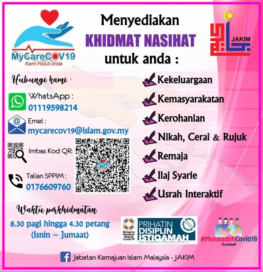 anda tidak berseorangan, hubungi talian kaunseling untuk berkongsi perasaan anda