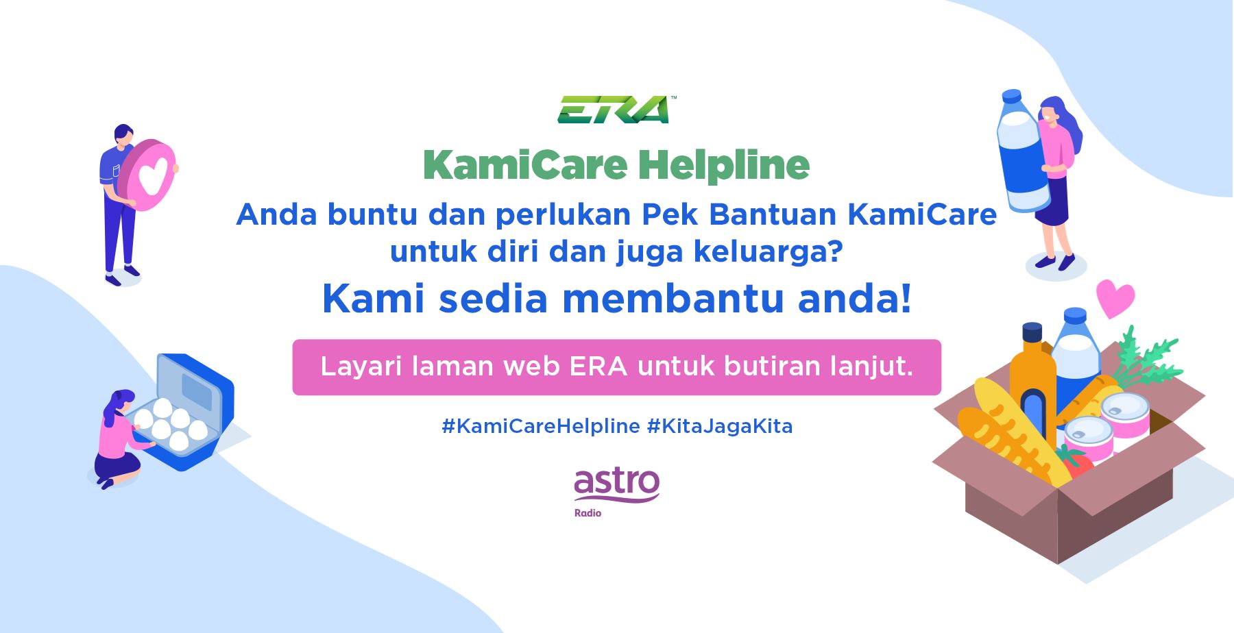 astro radio lancar inisiatif kami care helpline, beri bantuan kepada golongan terjejas
