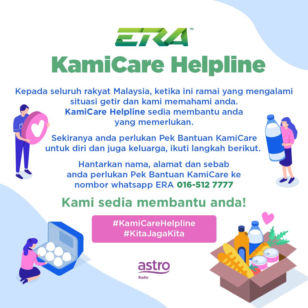 astro radio lancar inisiatif kami care helpline, beri bantuan kepada golongan terjejas