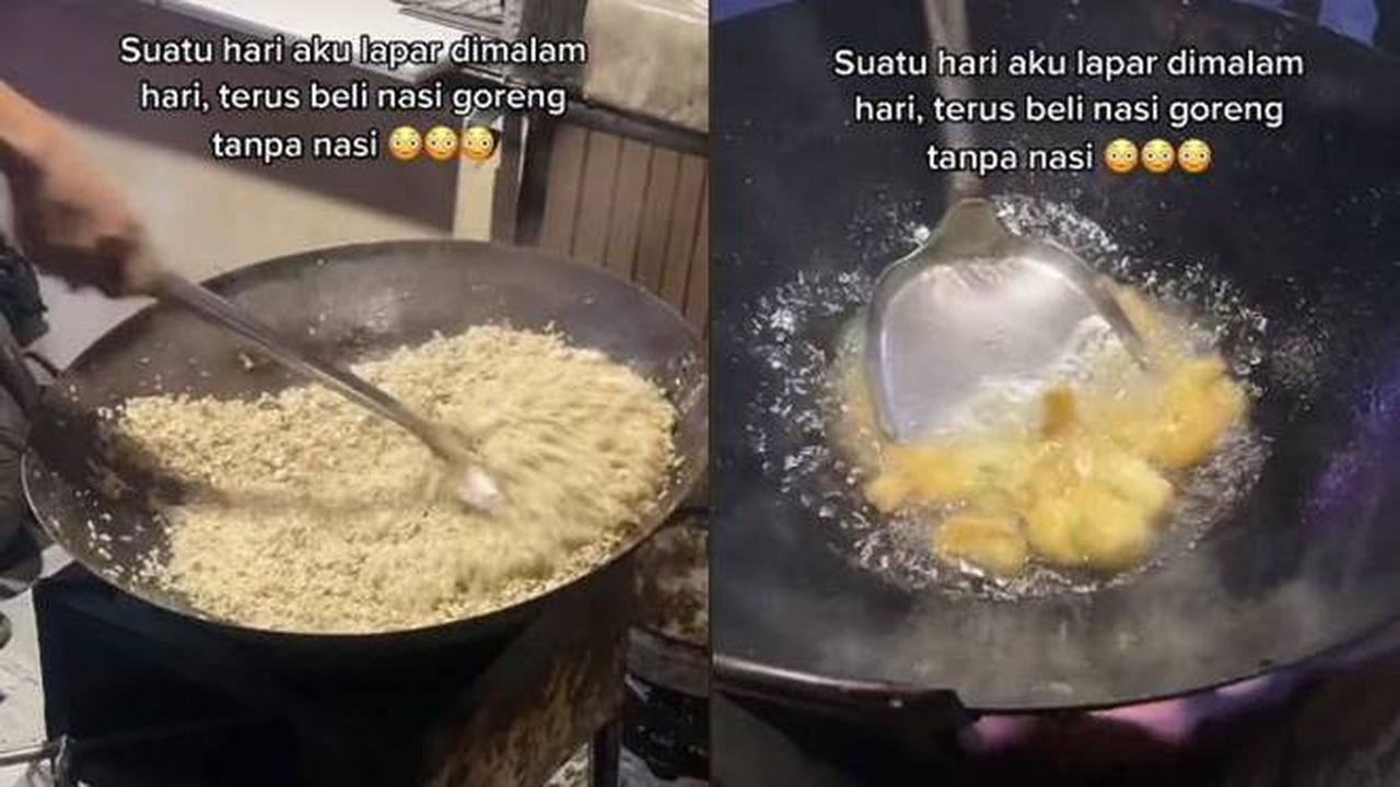 viral wanita di indonesia pesan nasi goreng tanpa nasi