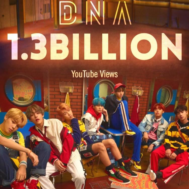 bts pecah rekod, ‘dna’ muzik video pertama bts raih 1.3 bilion tontonan di youtube