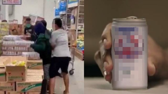 kecoh! percaya khabar angin susu lembu boleh jadi penawar covid-19, orang ramai berpusu-pusu di pasar raya