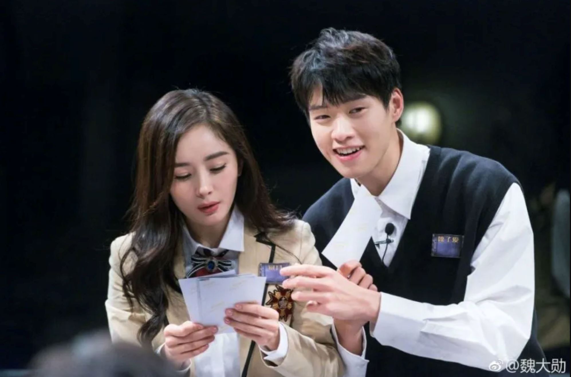 疑似和魏大勋分手了❗️杨幂：我在等待着我的彩虹🌈