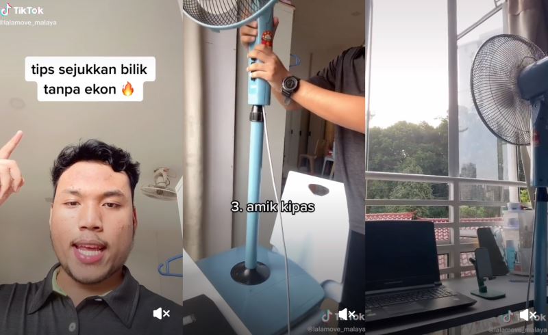 no air-cond? no problem! simple trick to keep your room cool during hot days!