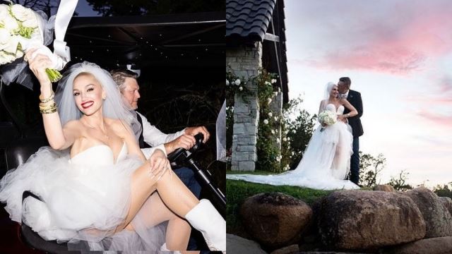 cinta lokasi: blake shelton, gwen stefani akhirnya langsung perkahwinan selepas enam tahun bercinta