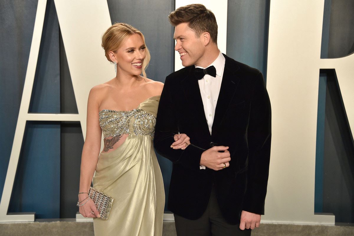 scarlett johansson is pregnant and expecting her first baby with husband colin jost!