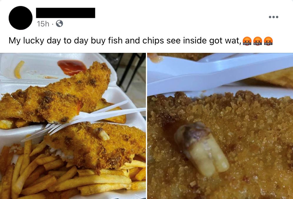 woman finds alleged human tooth in fish and chips meal 