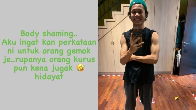 “orang kurus pun kena”, hafiz suip sudah jumpa doktor, jawab isu ‘body shaming’ penampilan fizikal terkini