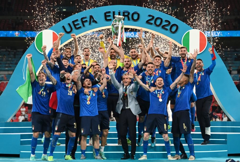 ‘‘it's coming rome..’’, itali sah bergelar juara euro 2020