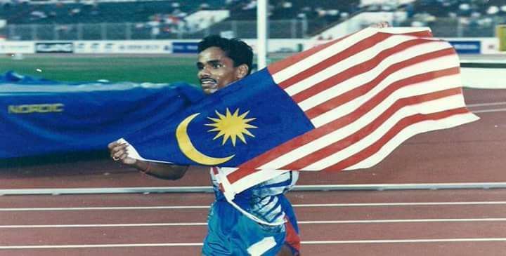 m ramachandran the southeast asian athletics runner king!