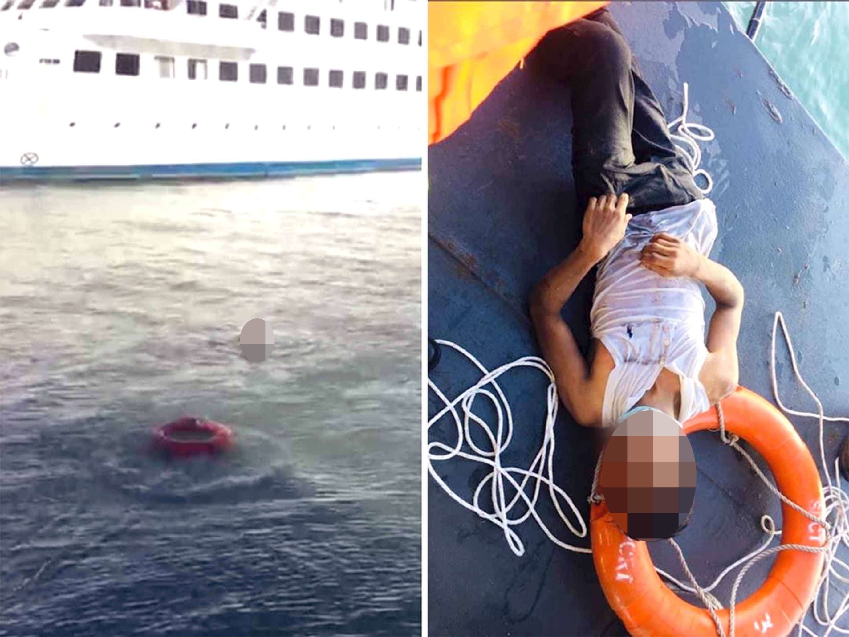 lelaki bertindak terjun dan berenang rentas selat pulau pinang selepas dihalang cubaan rentas daerah