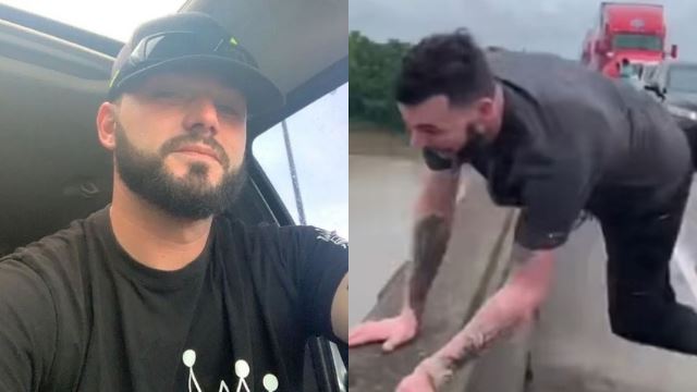 pemuda bernasib baik masih hidup setelah terjun jambatan 100 kaki akibat bosan dengan trafik sesak