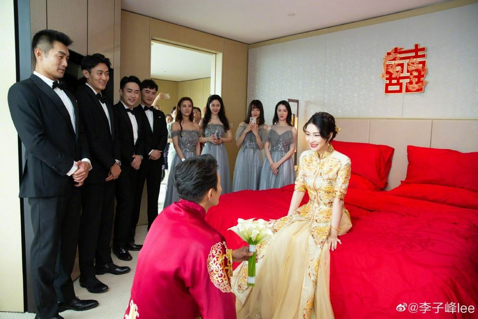 【多图】恭喜❗️李子峰婚礼照曝光❤️甜蜜迎娶林籽
