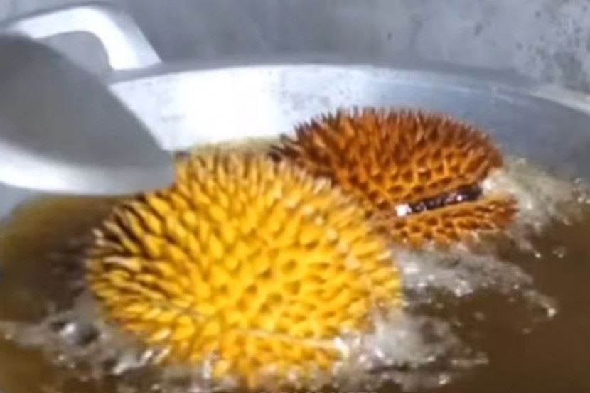 ramai tak puas hati tonton video masak durian sekali dengan kulitnya