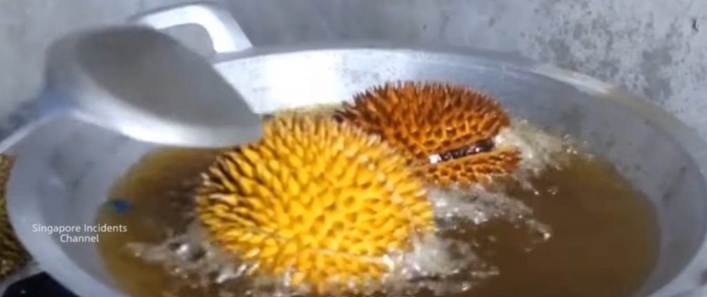 ramai tak puas hati tonton video masak durian sekali dengan kulitnya