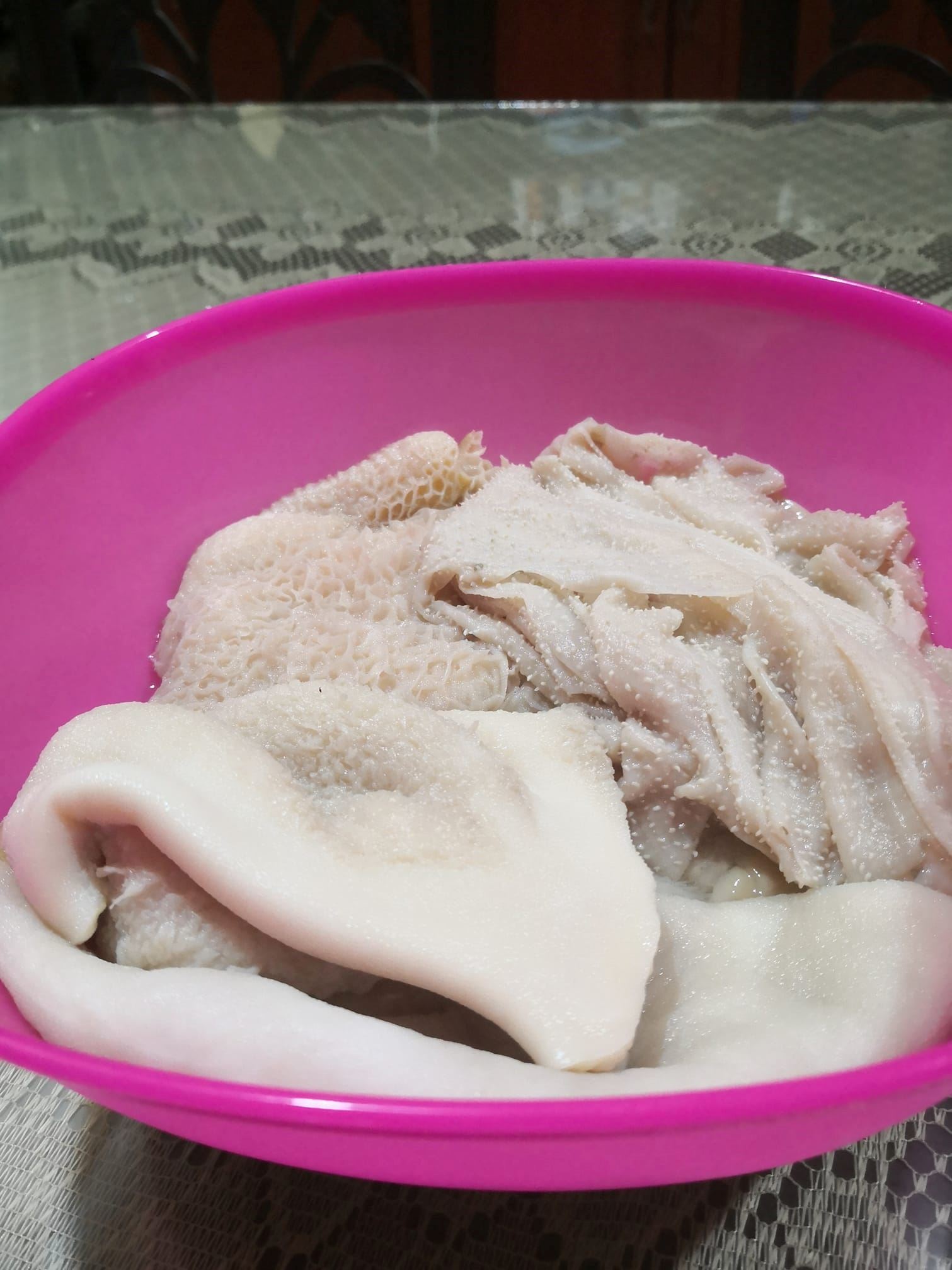 petua cuci perut lembu atau babat dengan betul sehingga putih gunakan cuka atau kapur