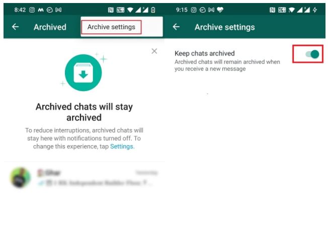 rimas tengok kotak ‘archive chat’ dekat whatsapp? ini cara nak buang!