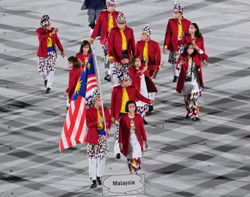 【东京奥运开幕】大马代表团服饰「设计展现我国特色」🇲🇾你看出来了吗❓