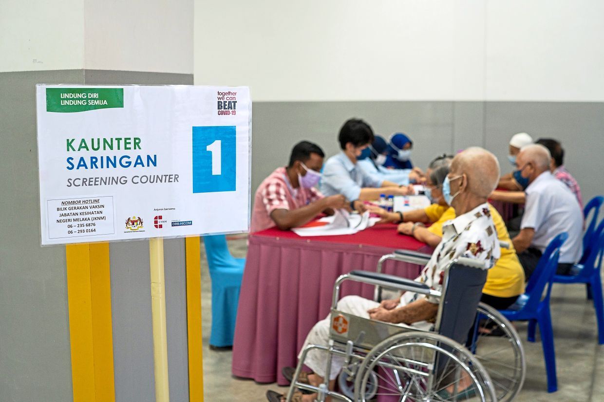 ppv melaka terima warga emas, oku belum dapat janji temu untuk ‘walk-in’ mulai hari ini