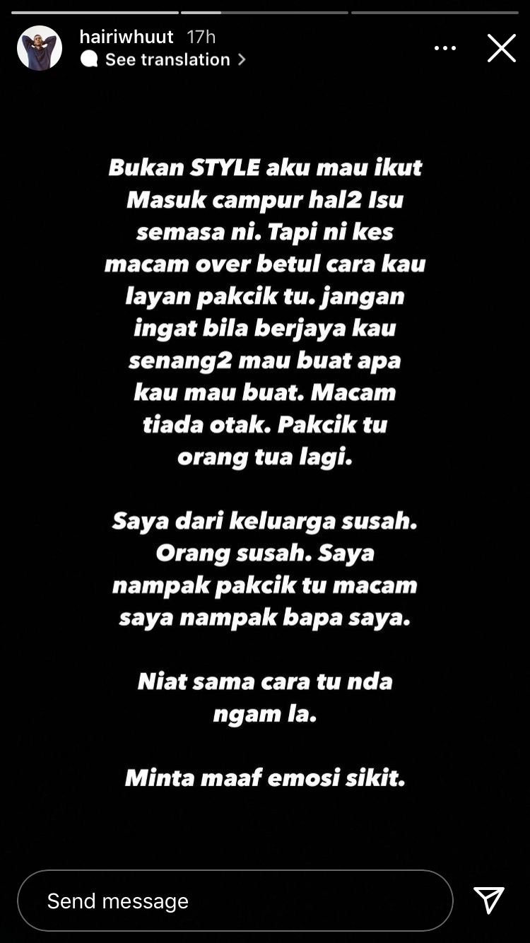 insiden influencer 'ceramah' gelandangan warga emas, mk k-clique luah perasaan amarah & bengang