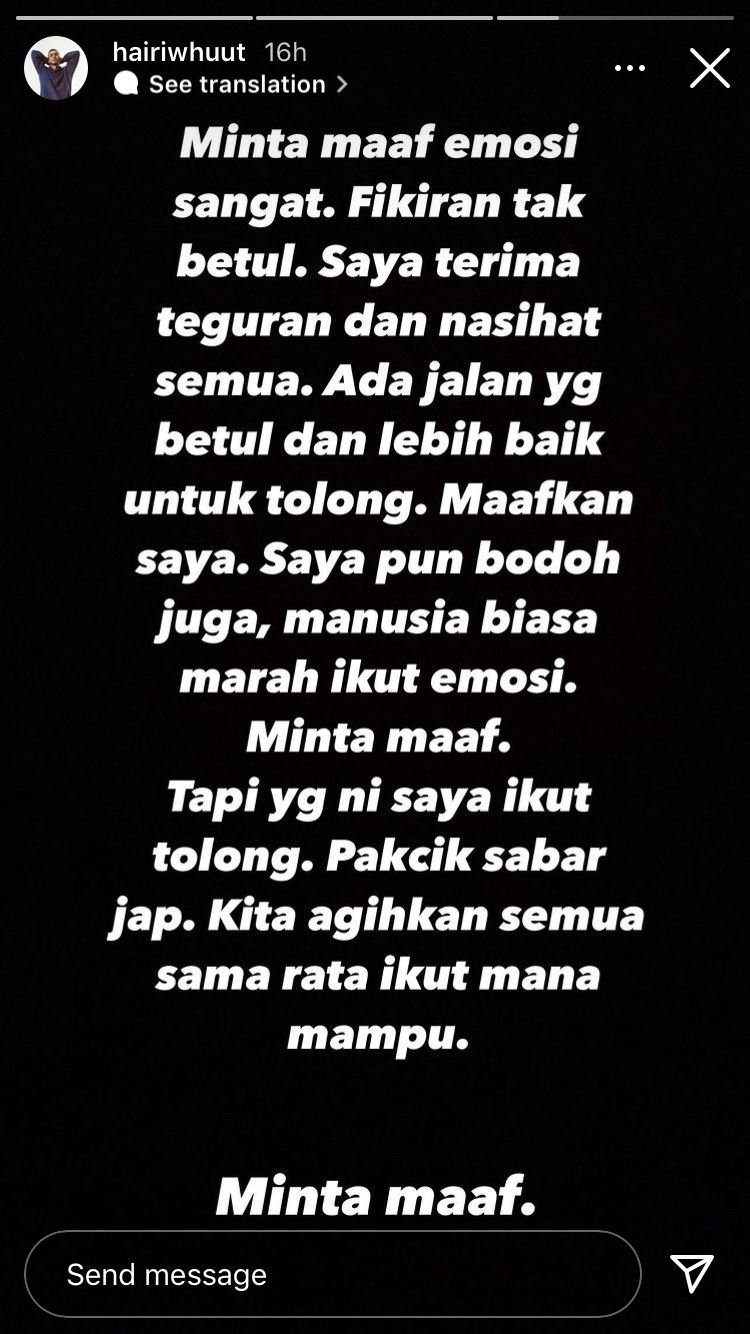 insiden influencer 'ceramah' gelandangan warga emas, mk k-clique luah perasaan amarah & bengang