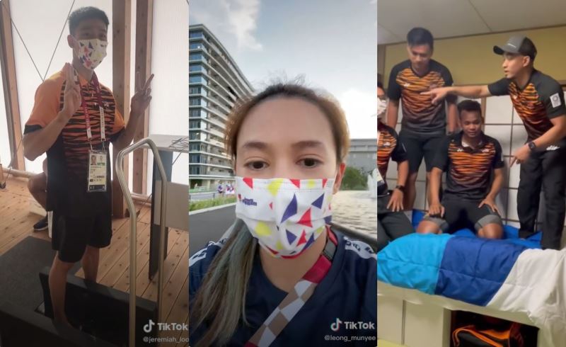 m’sian olympians give us a sneak peek of the olympic village on tiktok!