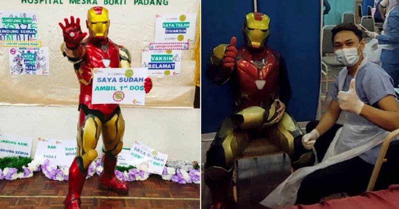 sabah’s iron man finally got vaccinated!