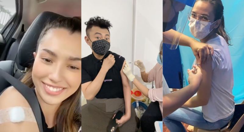 malaysian celebrities share their experience taking the astrazeneca vaccine
