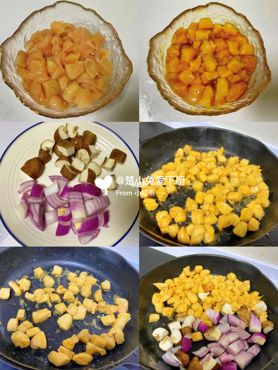 如何做「鸡胸肉卤肉饭」❗️cp值太高太香啦🍚
