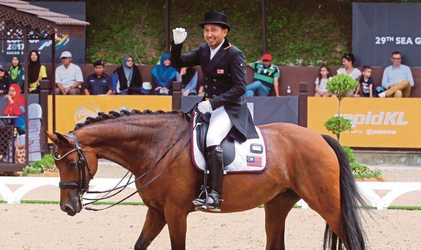 qabil ambak, atlet ekuestrian malaysia pertama layak bertanding di olimpik