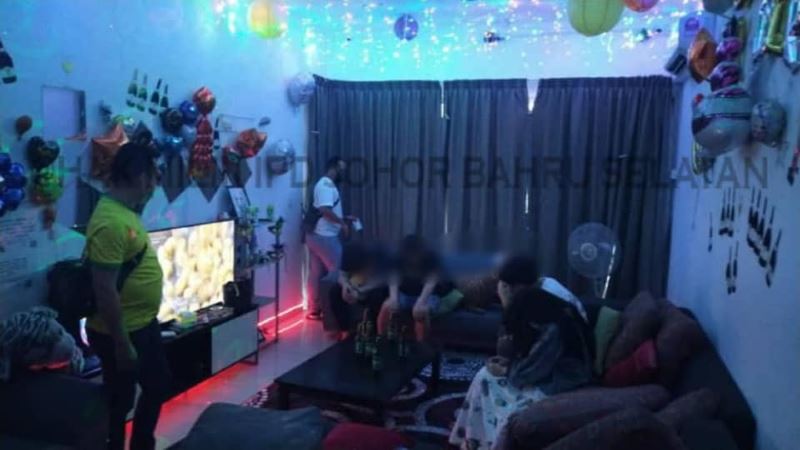 four individuals fined rm4,000 each for having a birthday party in johor bahru