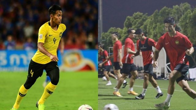 skuad harimau malaya tunai solat berjemaah di tepi padang sebelum mula latihan